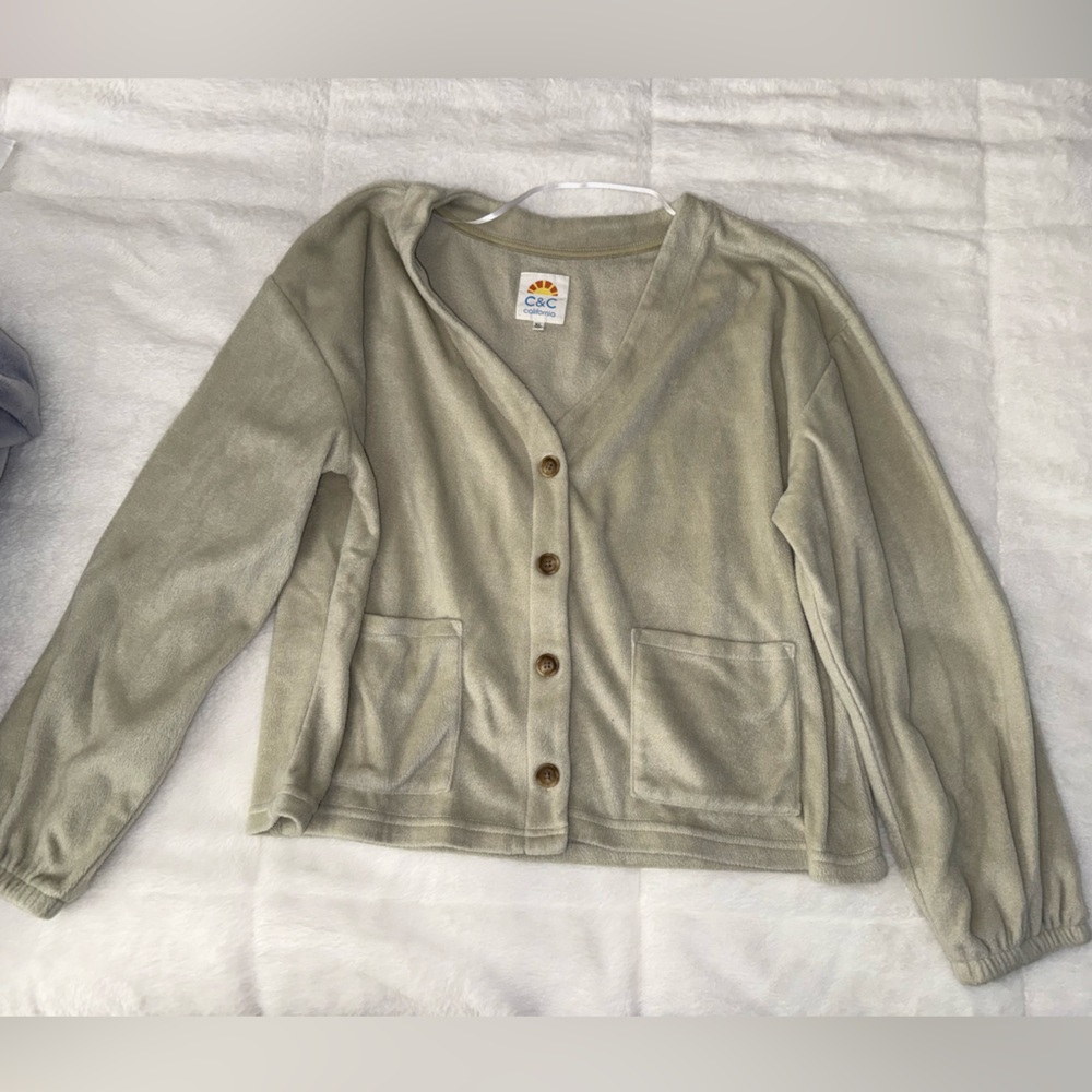 Cozy Beige Cardigan with Button Details